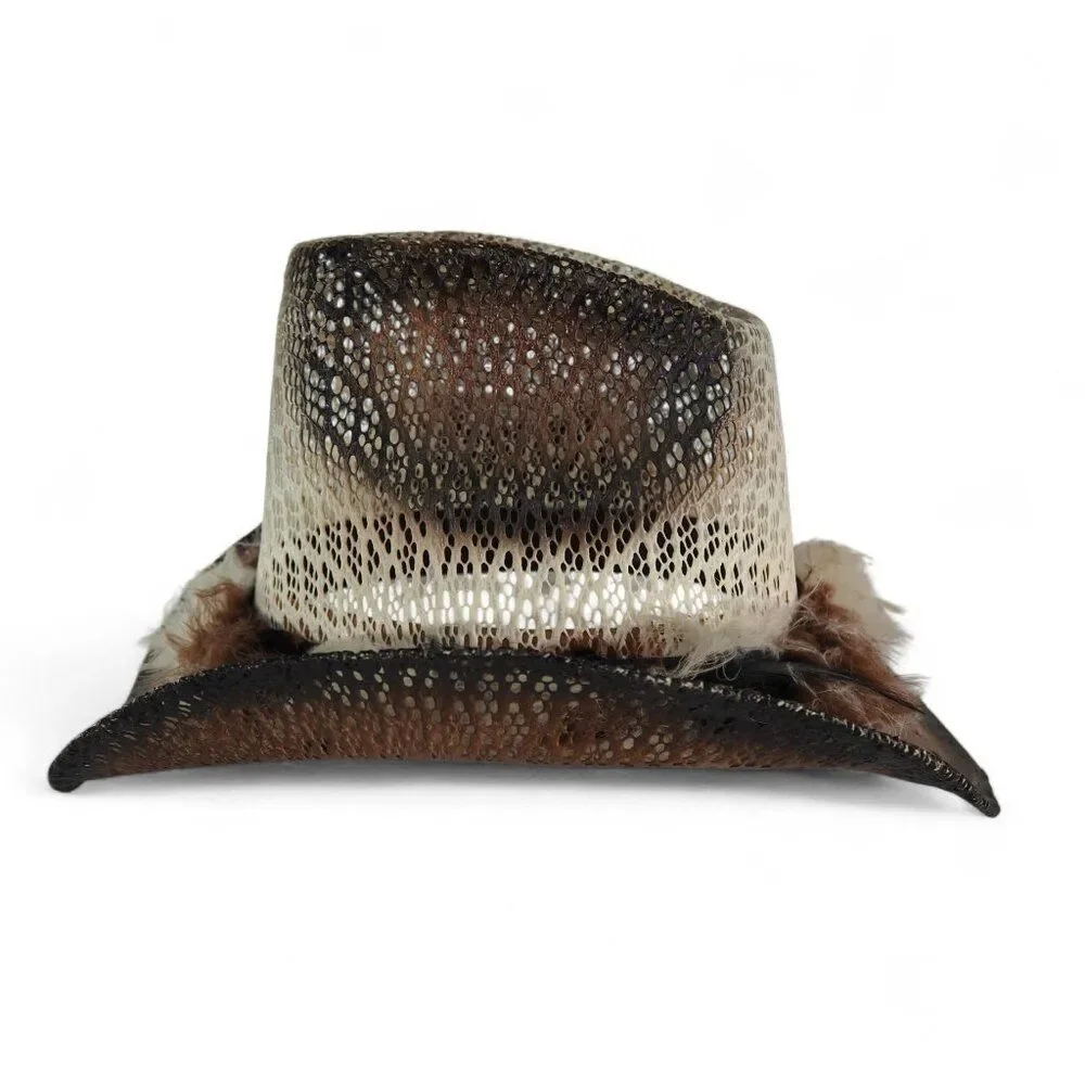Sombreros Mexican Caboy Western Cowboy Hat Mex 57 US 7 1/8‎ Vintage Mexico Made